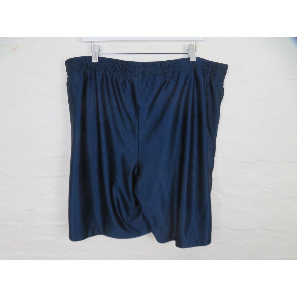 Vintage Nike Basketball Shorts Mens 2XL Shiny Dazzle Blue Baggy y2k Pockets Gym - Picture 4 of 9